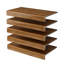 (28 * 16 POUCES) 5 housses de tablette en fil métallique, housses en PVC grillagées pour garde-robe amovible (pas en bois), tablettes de garde-manger pour armoire