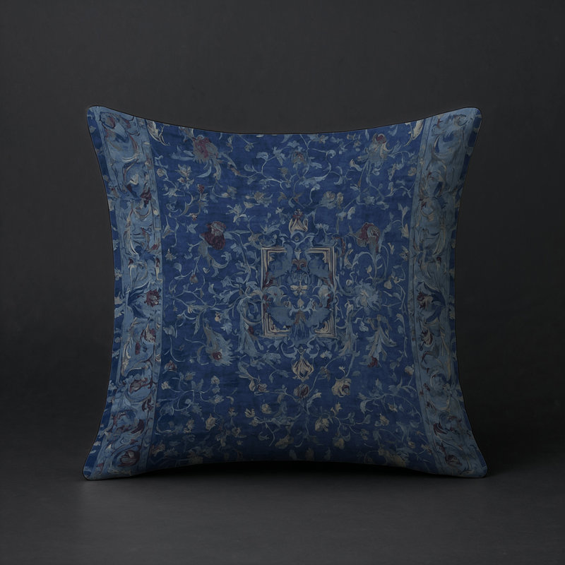 Modern Contemporary Indoor and Outdoor Throw Pillow, Grey Abstract 115, Square 16"