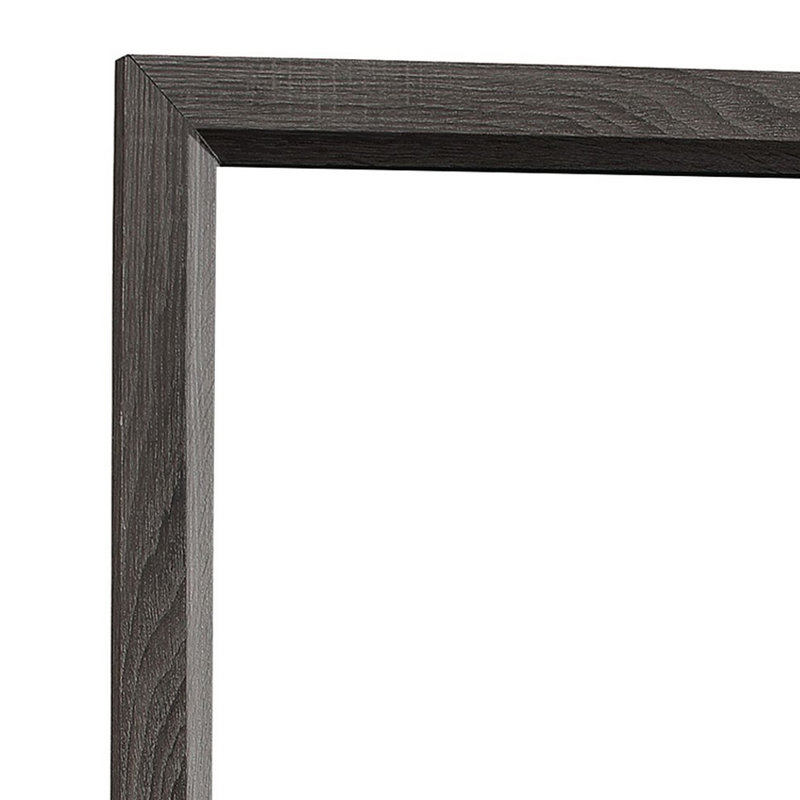 Miroir de commode en bois