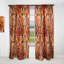 Rideau simple occultant style disco Mid-Century-326266830