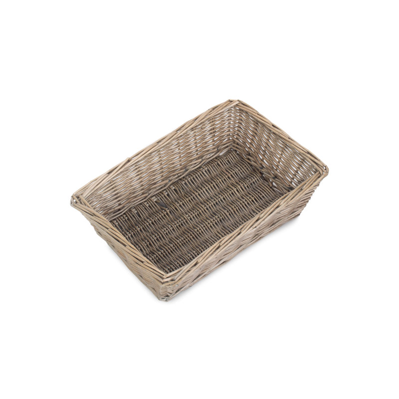 Finleyville Wicker Tray Storage Basket