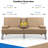 Modern Convertible Futon, Adjustable Folding Sofa Bed-542931734