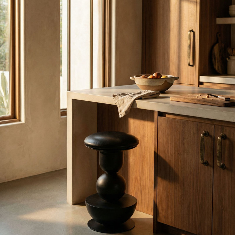Tabouret de comptoir pivotant Perth