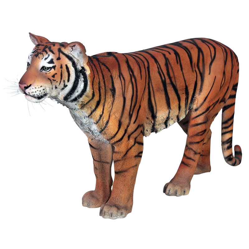 Powerful Pounce Sumatran Tiger Statue