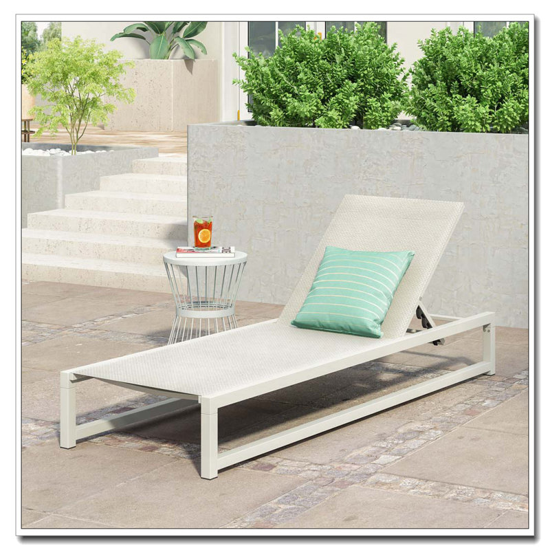 CHAISE LUNGE, 1, Blanc