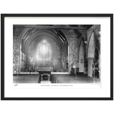Plaistow, Church Interior 1899 by Francis Frith - Single Picture Frame Print