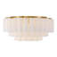 Shaurya 16 Light Aged Brass Flush Mount-2068025904