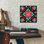 «Floral Fiesta Tile» par Laura Marshall, verre acrylique