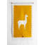 Llama Sheep Wool Handwoven Tapestry, Aged Bronze Wall Mount, Terracota-160826991