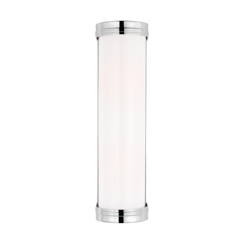 Ifran 18" Polished Nickel Cylinder Vanity Light Sconce