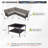 Wicker 6 - Person Modular Patio Conversation Sets with Cushions