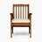 7-Piece Acacia Wood Outdoor Dining Set, Modern 6 Chairs & 1 Large Table For Lawn, Backyard, Garden Deck & Poolside, Teak