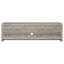 Meuble télé Conifer Grey Driftwood de 71 pouces, idéal pour ranger les télécommandes et les câbles dans les salons de style transitionnel. Meuble bas et large avec rangement dissimulé et système de gestion des câbles.