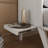 Solid Wood Murphy Bed with Build-In Charger and Removable Shelves-1022790363-1022790362