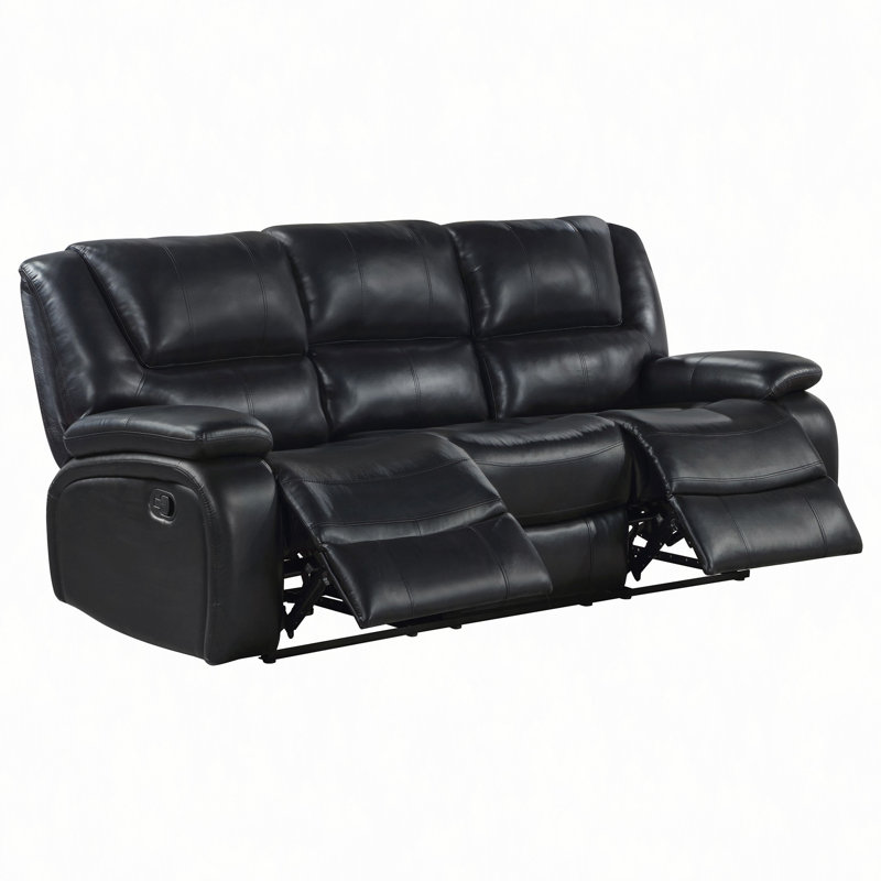 Canapé inclinable Elodie, Black Fabric