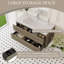 Meuble-lavabo mural flottant avec lavabo, armoire de rangement murale pour organiser vos essentiels, avec tiroirs à fermeture en douceur et installation facile-1523072157