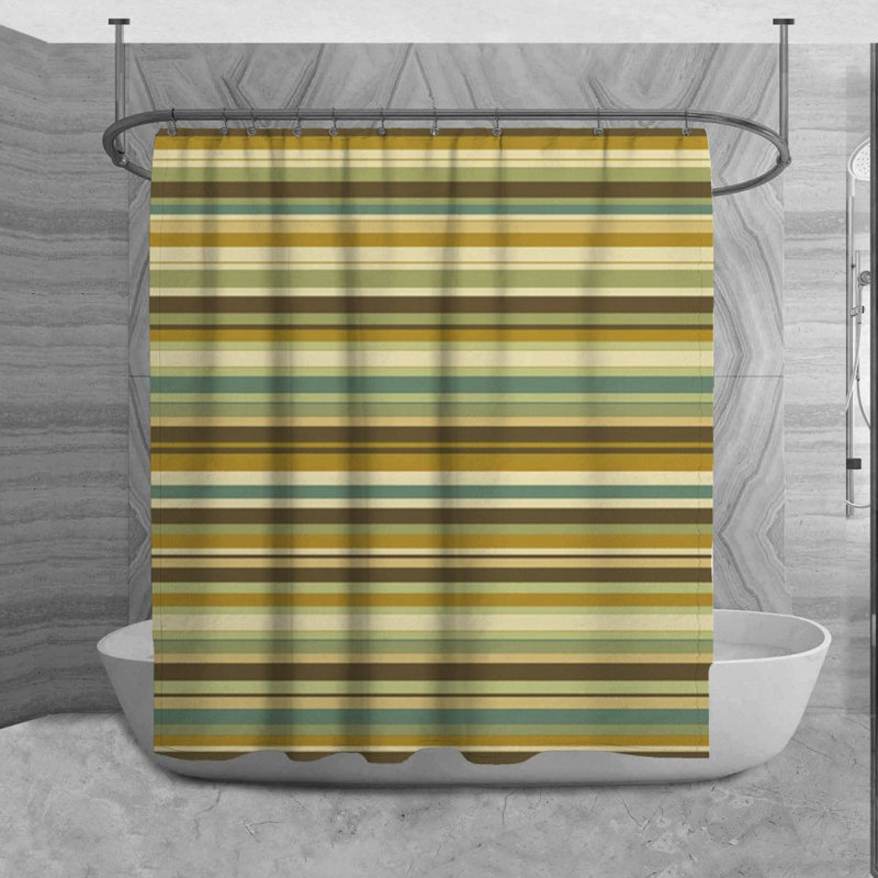 Rideau de douche Zanette, H 73 po x l 70 po
