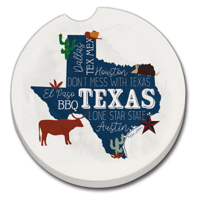 Ensemble de sous-verres East Urban Home