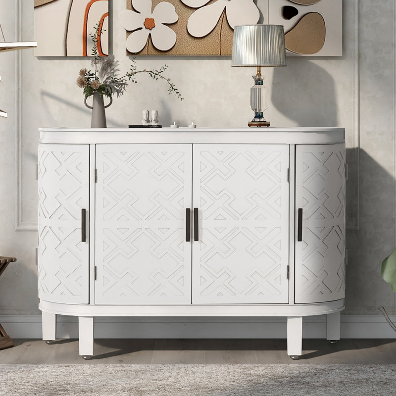 Armoire de rangement en bois avec portes antiques