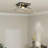 2-Light Finished Cage Classic Modern Dimmable Flush Mount Light-111302579