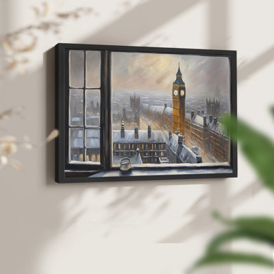Paysages rétro-ICI-impression encadrée - réaménageable