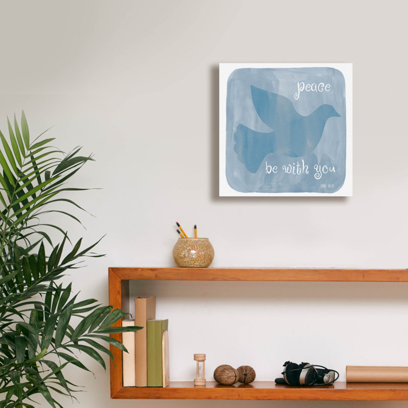  'John 20.21' by Erin Clark Canvas Wall Art, 18" x 18", 12" H x 12" W x 0.75" D