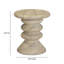 Table d'appoint Hyre Faux Travertine