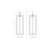 Mackenson 1 Light Outdoor Chain Mount Ceiling Fixture in Black