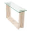 Fortuna 47.24'' W Glass Console Table