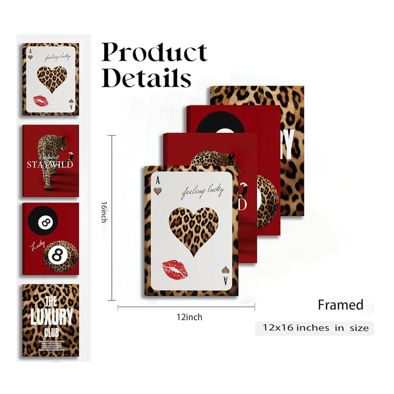 4 Piece Wrapped Canvas Print