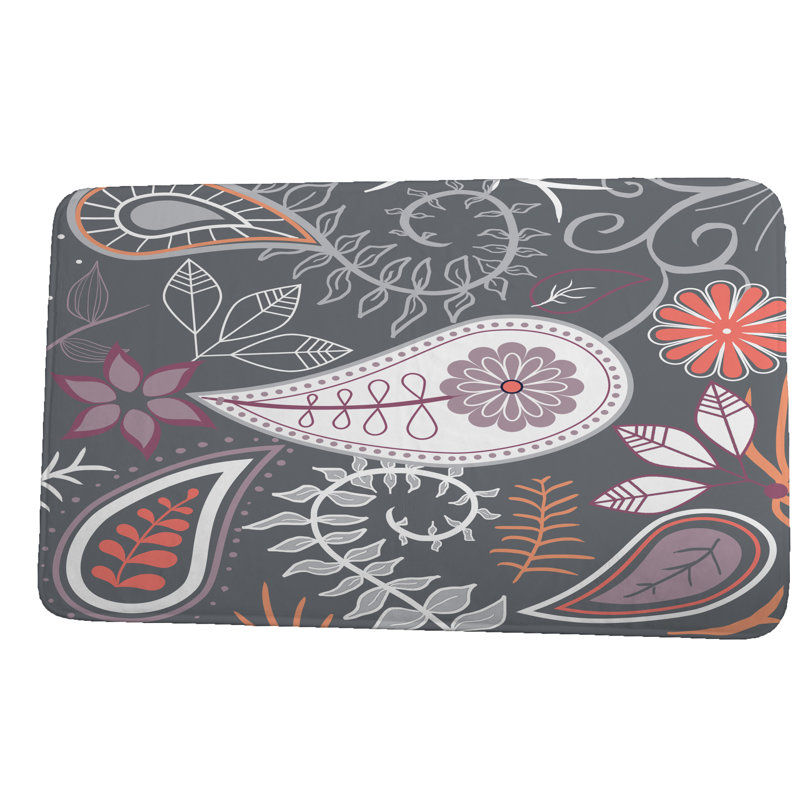 Tapis de bain Lowes, l 34 po x L 21 po, Gris