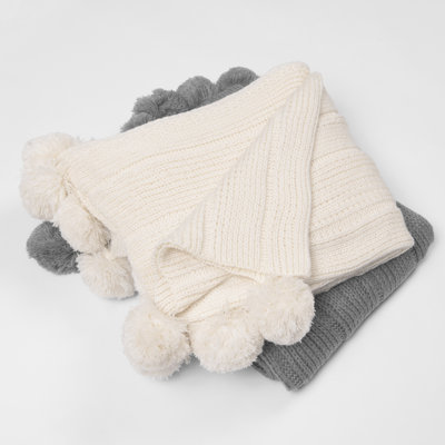 Knitted Throw Blanket