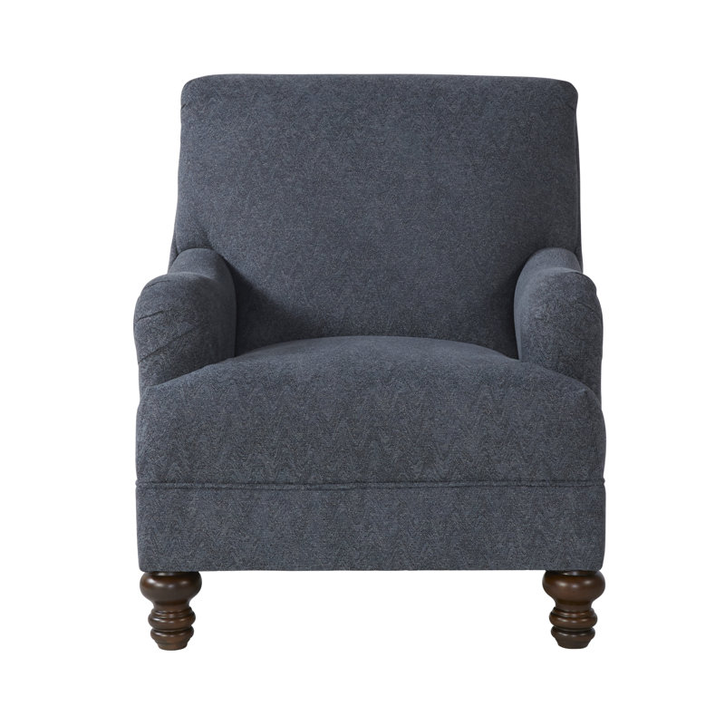 Tylor Upholstered Armchair, Sonic Marine 100% Polyester