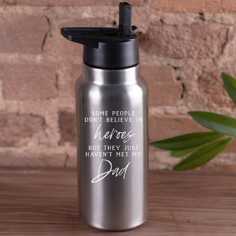 Designs Direct Creative Group 32 oz. Bouteille d'eau en acier inoxydable à double paroi
