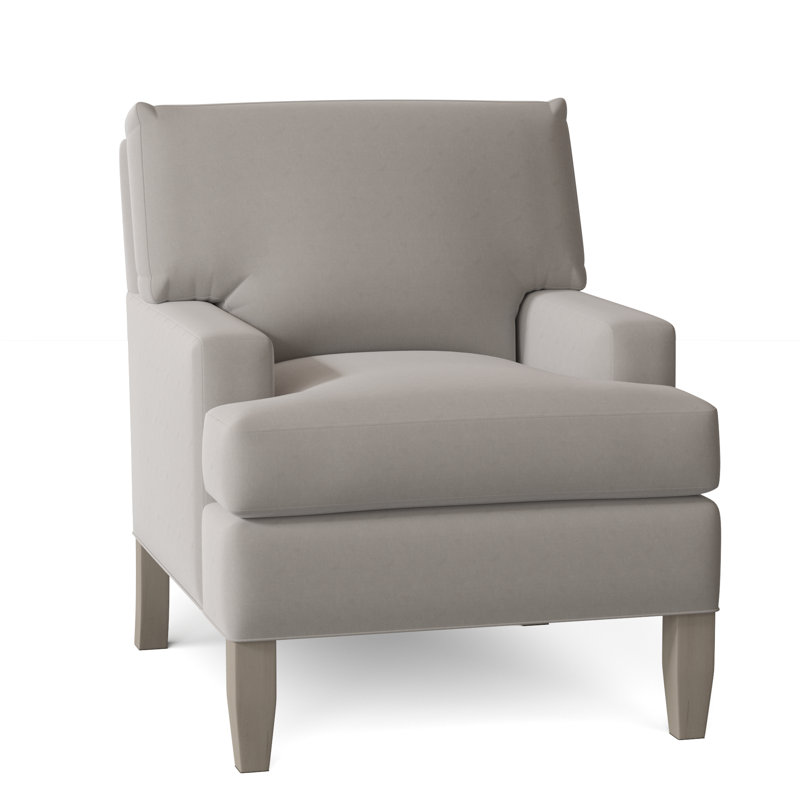 Fauteuil Huntington, Bailey Ld Stone, H 37 po x l 31 po x P 37 po, Gris