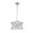 3-Light Drum Crystal Chandelier
