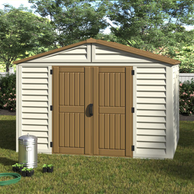 Woodbridge Plus 10.5 ft. W x 8 ft. D Plastic Storage Shed