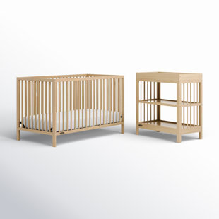 Graco Teddi 5-In-1 Convertible Crib And Teddi Changing Table 2-Piece Nursery Set