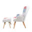 Chaise d'appoint moderne avec repose-pieds-1420234972