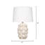 Lampe de table en céramique avec abat-jour en lin Silas