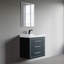 Ensemble de meuble-lavabo simple 29,4 po avec plateau en céramique Damaiya-90008704-121904182