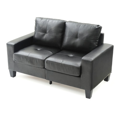 Causeuse modulaire Newbury, noir