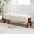 Karsen Upholstered Bench With Solid Wood Leg-850480766