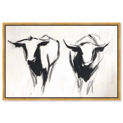 Bovins I, art sur toile par Art Remedy