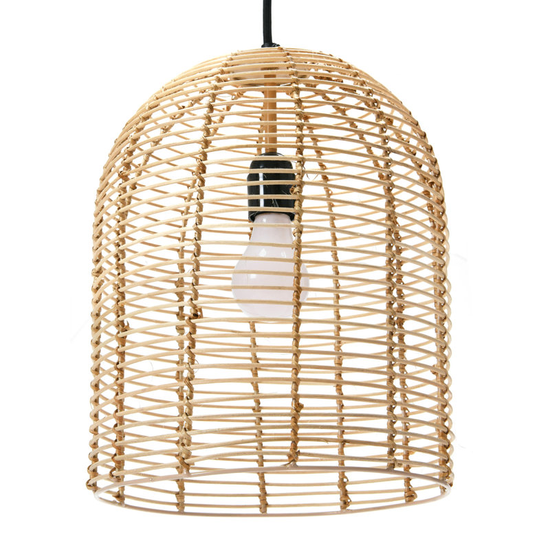 Modern Boho Hand Woven Rattan Ceiling Light