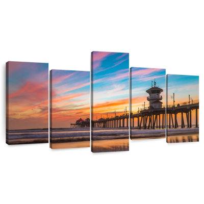 Aletra California Beach Dock At Sunset