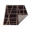 Tapis écologiques en laine touffetés à la main - 5 pi x 8 pi, de couleur brune, de conception contemporaine et moderne, avec tapis épais antidérapants faits à la main pour salon, chambre à coucher-1112219551-1103855684