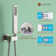 Calder Complete Shower System with Rough in-Valve
