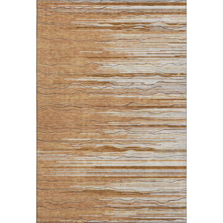Premium Machine Washable Natoma AMF996 Stripes Rug