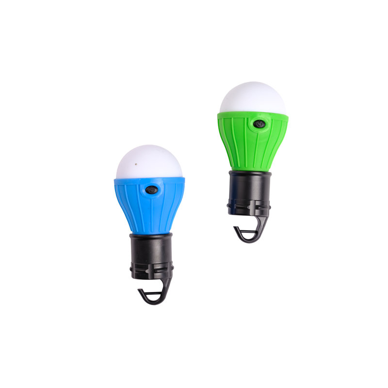 4.63'' Blue and Green Battery Powered LED Outdoor Hanging Lights Set